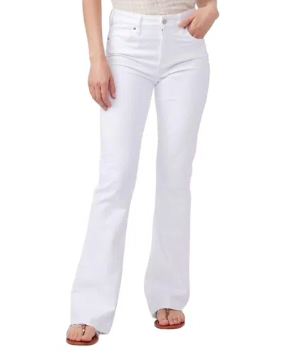 PAIGE HIGH RISE LAUREL CANYON JEANS IN CRISP WHITE
