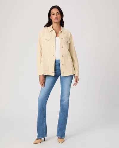 Paige High Rise Manhattan Bootcut Jean In Blue