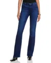 Paige High Rise Manhattan Bootcut Jeans In Glastonbury In Blue