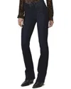 Paige High Rise Manhattan Duchess Bootcut Jean In Black
