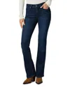 Paige High Rise Manhattan Petite Bootcut Jeans In Manifesto In Blue