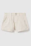 PAIGE PAIGE HIGH RISE SHORTS WITH TURNED-UP HEMS
