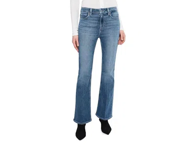Paige High-rise Laurel Canyon Petite In Monaco Mist In Blue