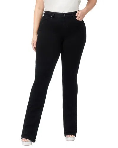 Paige Hourglass Black Shadow High Rise Boot Cut Jean