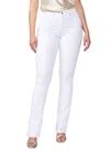 Paige Hourglass High Rise Flaunt Bootcut Jeans In Crisp White In White