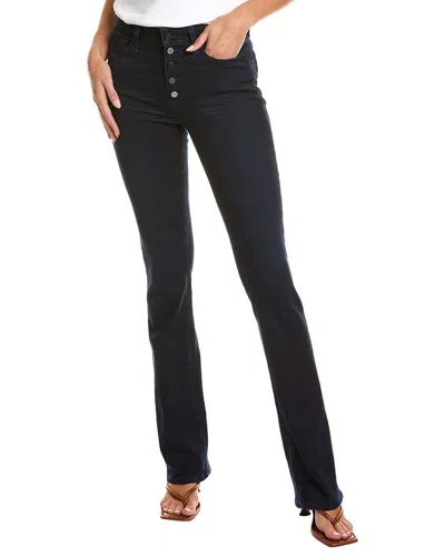 Paige Hourglass Moody High-rise Bootcut Jean In Black