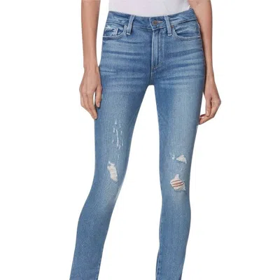 Paige Hoxton Ankle Peg Skinny Jeans In Blue