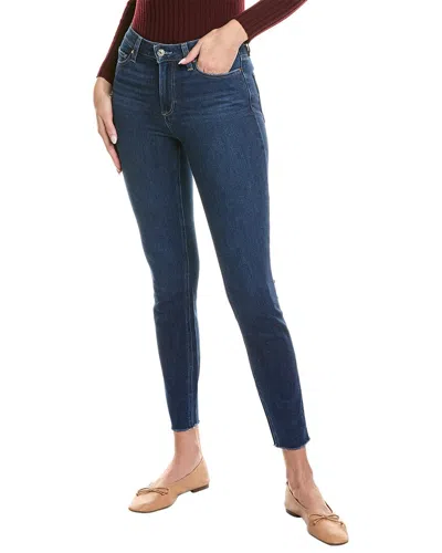 Paige Hoxton Chapel High-rise Ankle Jean In Blue