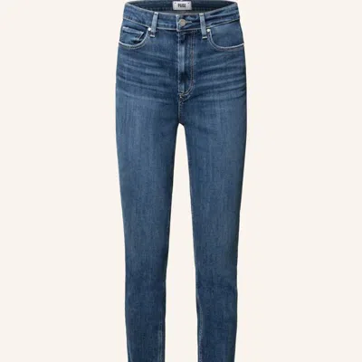 Paige Hoxton Crop Ultra Skinny In Clique In Blue