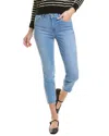 Paige Bombshell Crop Sky Touch Distressed Skinny Leg Jean