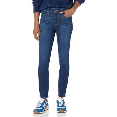 Paige Hoxton Crop Womens Skinny Mid Rise Cropped Pants In Blue