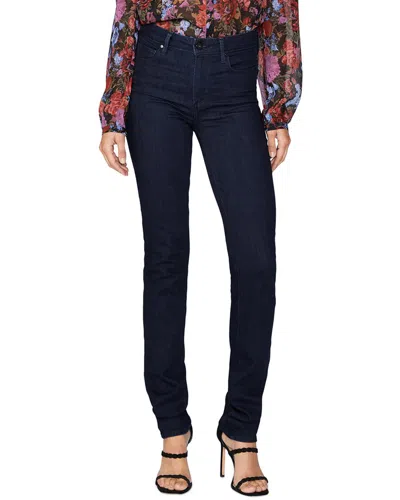 Paige Hoxton Fidelity High Rise Straight Jean In Blue