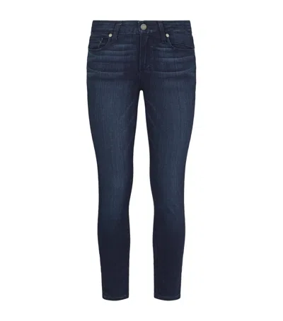 Paige Hoxton High-rise Ultra-skinny Jeans In Blue