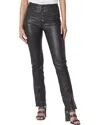 PAIGE PAIGE HOXTON LEATHER STRAIGHT JEAN