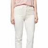 PAIGE HOXTON STRAIGHT ANKLE JEAN WITH FRAY HEM