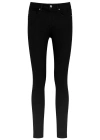 Paige Hoxton Womens Mid-rise Everyday Skinny Jeans In Black