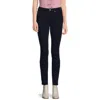 Paige Hoxton Womens Pocket Denim Skinny Pants In Multi