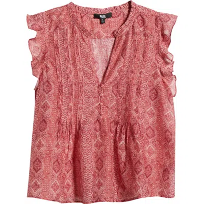 Paige Idris Cotton & Silk Top