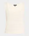 Paige Iman Textured Sweater Tank Top In Ivory