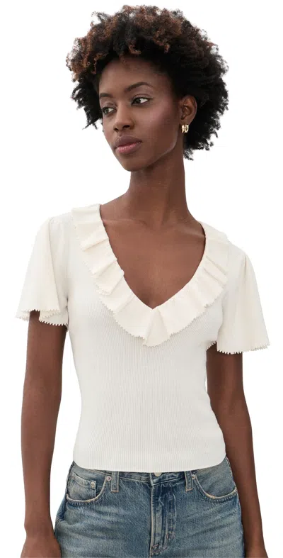 Paige Inaya Top Ivory In Neutral