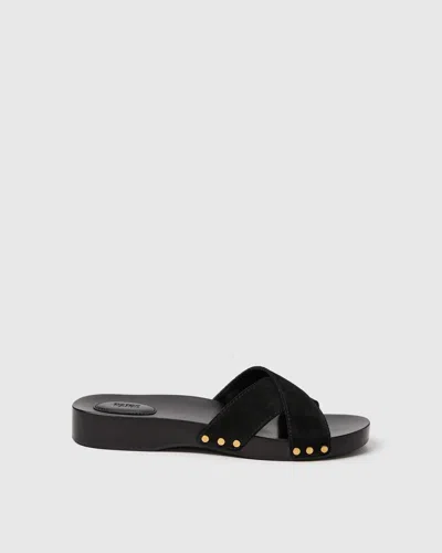 Paige Inez Slide Sandal In Black