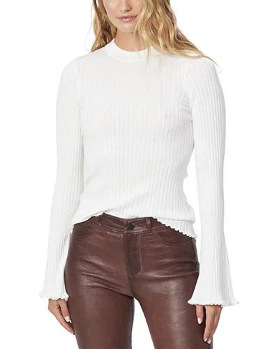Paige Iona Silk-blend Sweater In White