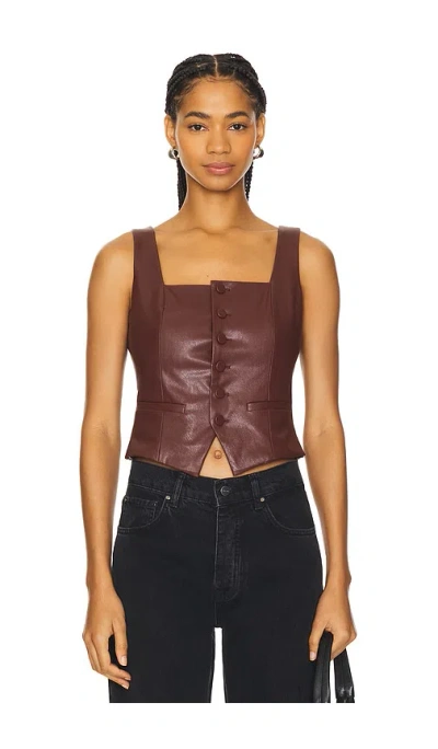 Paige Irene Top In Rum Raisin