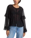 Paige Isolde Blouse In Black