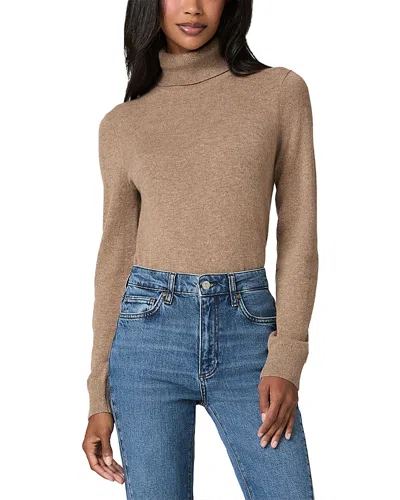 Paige Jacie Cashmere Turtleneck Sweater In Brown