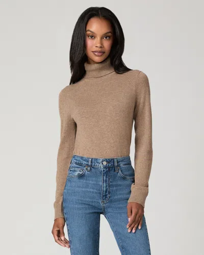 Paige Jacie Turtleneck Sweater In Brown