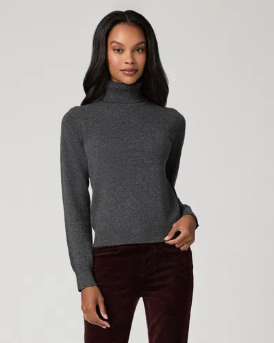 Paige Jacie Turtleneck Sweater In Gray