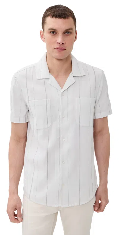 Paige Jacobson Shirt Blue Ivory Stripe In Multi