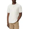 Paige Jacobson Stripe Jacquard Camp Shirt In Varnished Ivory