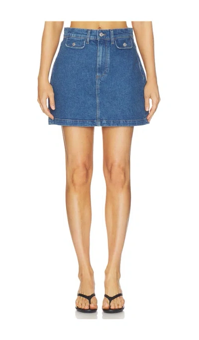 Paige Janelle Skirt In Blue