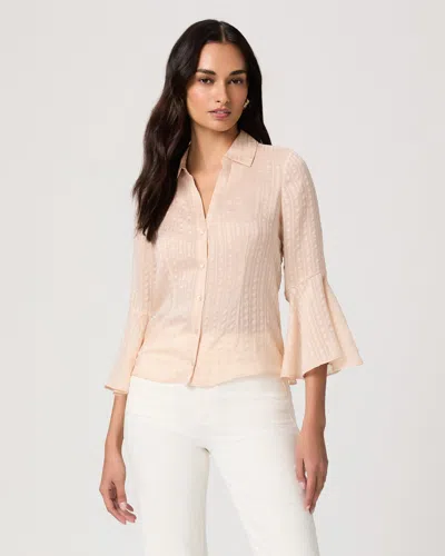 Paige Jasmeet Blouse In Warm Cream