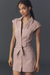Paige Jaxsyn Cap-sleeve Utility Mini Dress