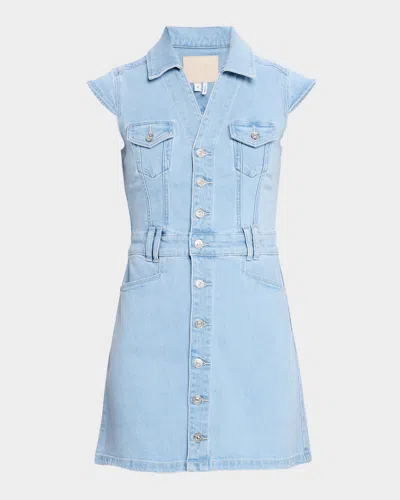 PAIGE JAXSYN DENIM MINI DRESS