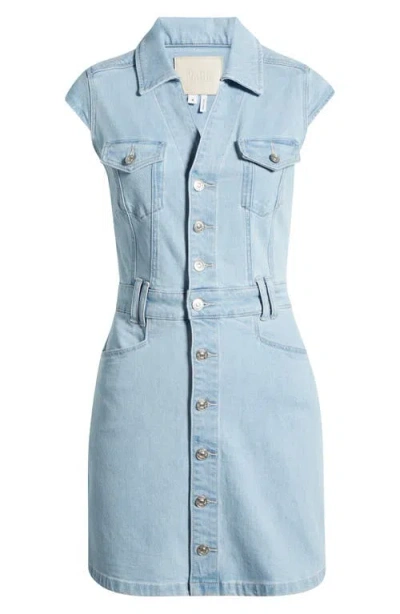 PAIGE PAIGE JAXSYN DENIM MINI SHIRTDRESS