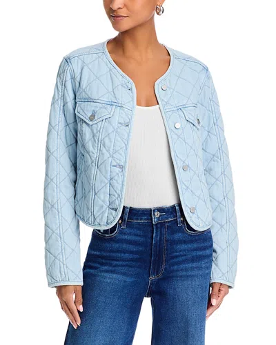 PAIGE JAYLA CROPPED DIAMOND QUILTED JACKET