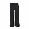 Paige Nellie High Rise Cropped Wide Leg Jeans In Bf Luxcoat