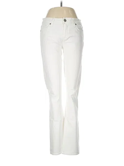 Pre-owned Paige Jeans In Ivory