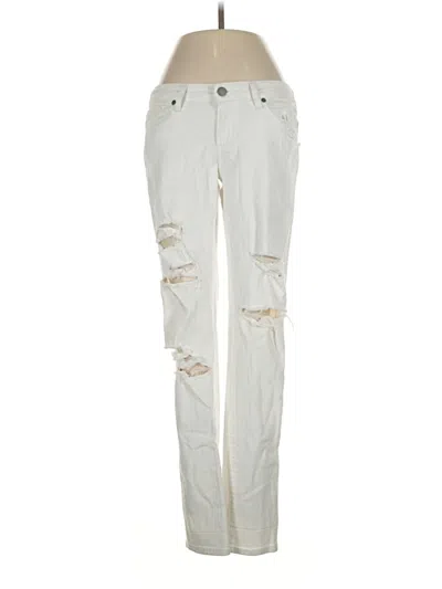 Pre-owned Paige Jeans In Ivory