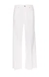 Paige Anessa Wide Leg Jeans In White