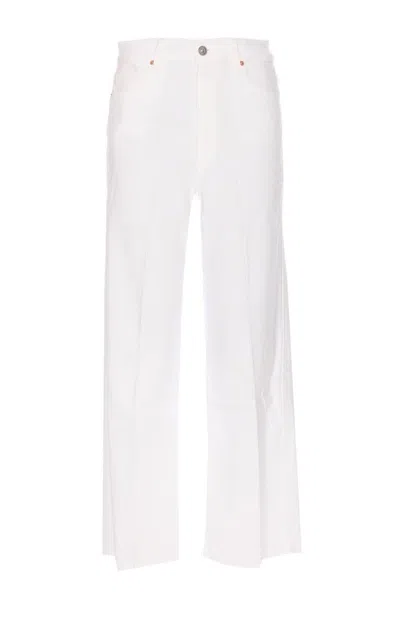 Paige Anessa Wide Leg Jeans In White