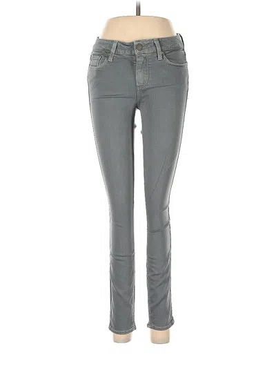 Pre-owned Paige Jeggings In Gray