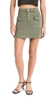 Paige Olivia Cargo Shorts In Vintage Sweet Succulent In Vintage Ivy Green
