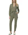 Paige Jolie Cargo Jumpsuit In Green