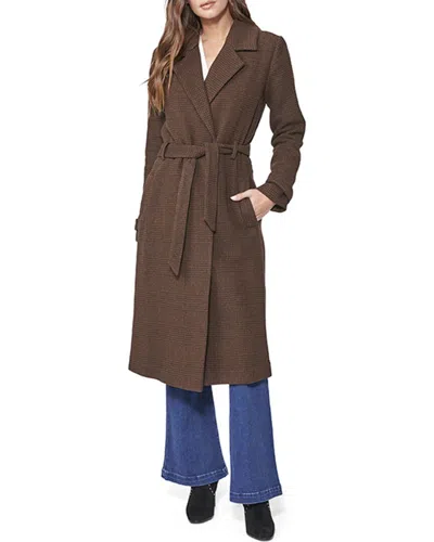 Paige Jona Wool-blend Coat In Brown