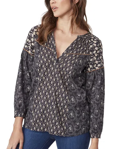 Paige Denim Julienne Blouse In Black