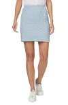 Paige Juliet Cable Wool Blend Sweater Skirt In Vintage Sky Blue